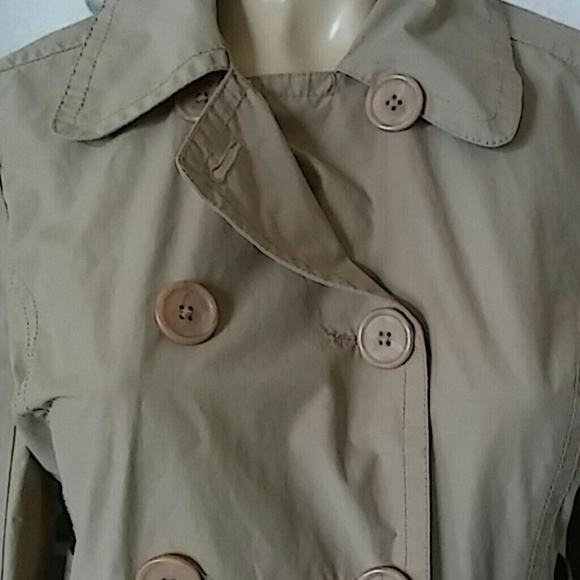 CITY UNLTD Double Breasted Trech Coat - Picture 2 of 8